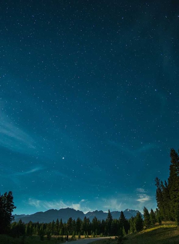 Ночное небо вертикальное