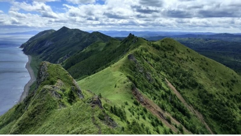 Остров Сахалин бухта Тихая