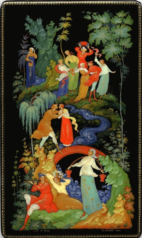 Картины в стиле Палех