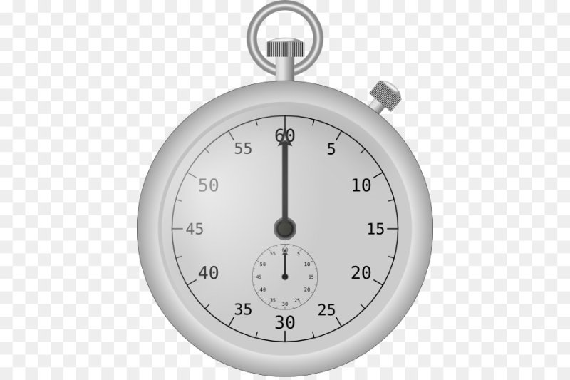 Секундомер без фона