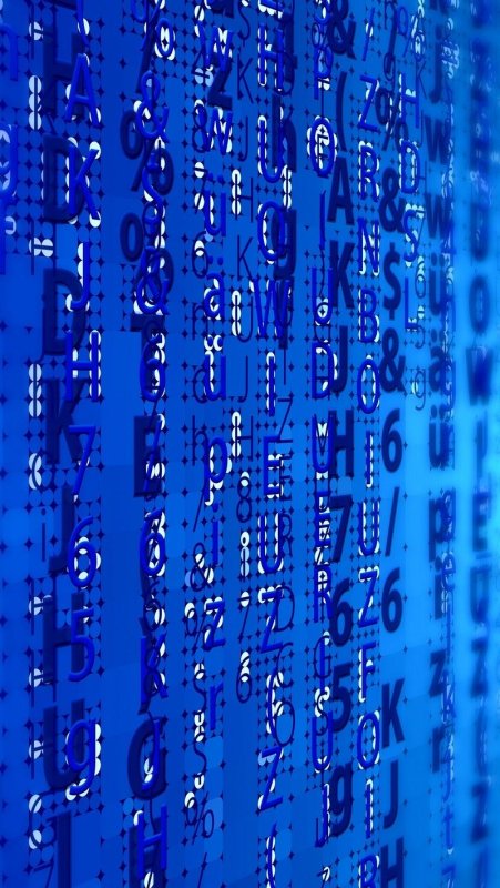 Синяя матрица