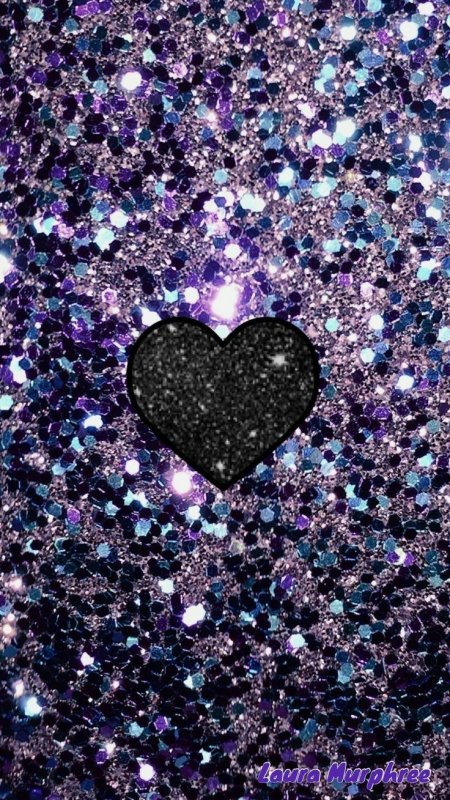 Сердечки блестки