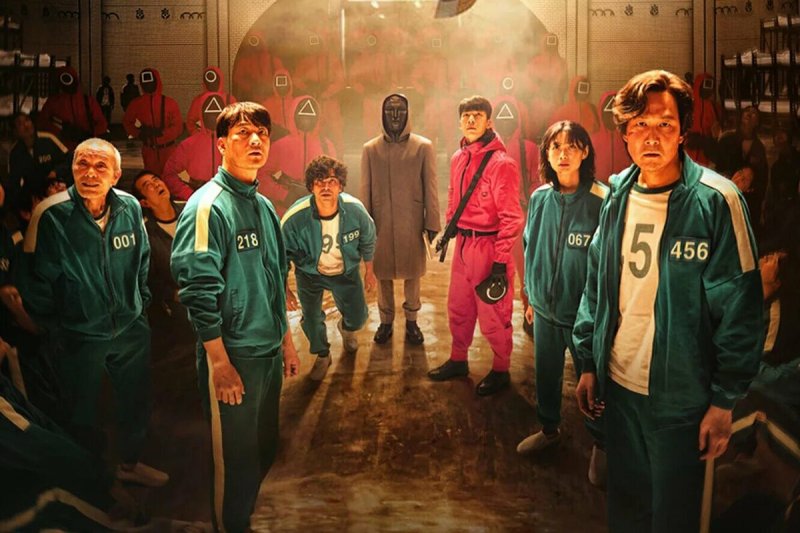 Игра в кальмара афиша