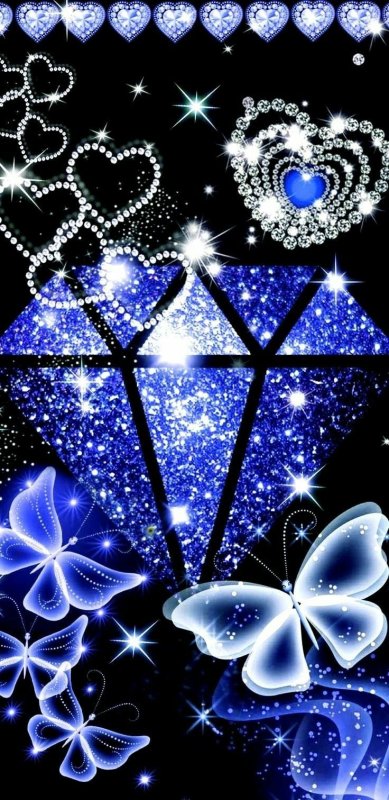 Сверкающие картинки на телефон