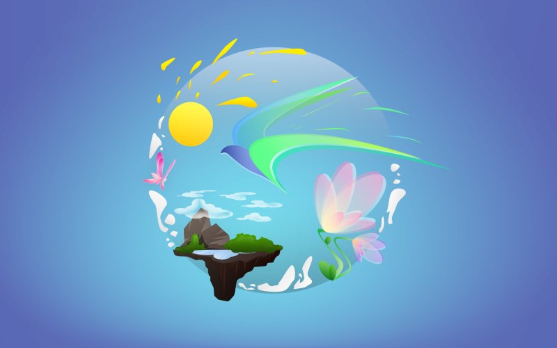 Абстракция природа