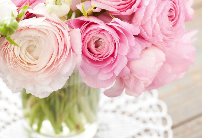 Ранункулюс и пионы