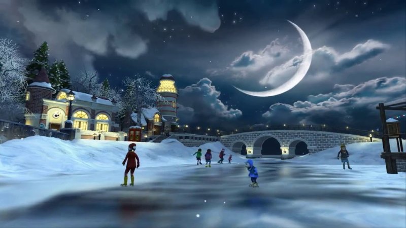 Сказочный зимний городок