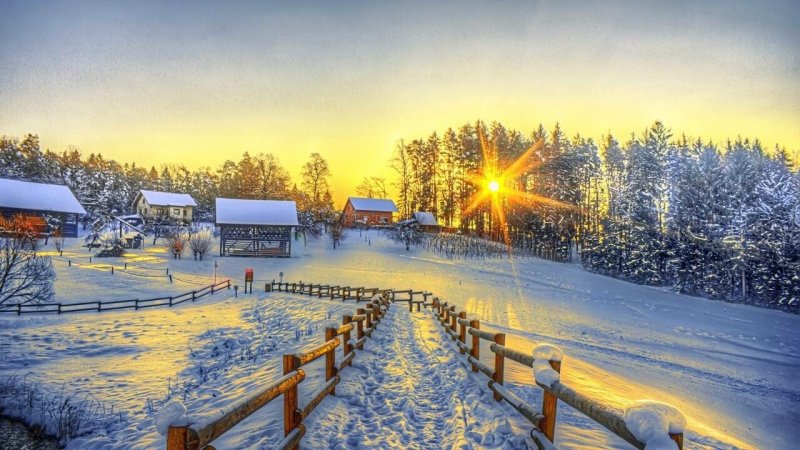 Зимний пейзаж