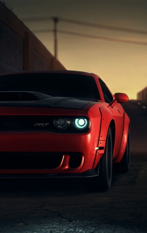 Dodge Challenger Hellcat 4k