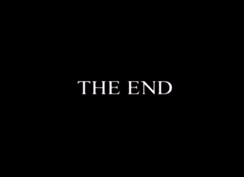 The end