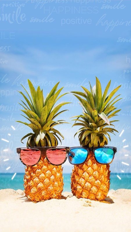 Заставка на телефон ананас