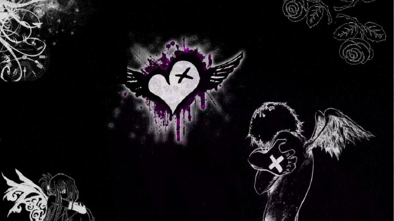 Обои в стиле эмо