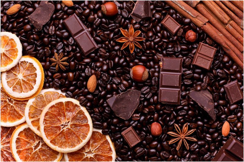 Шоколад фон