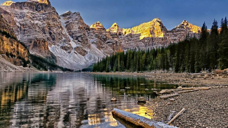 Озеро Морейн Альберта Канада