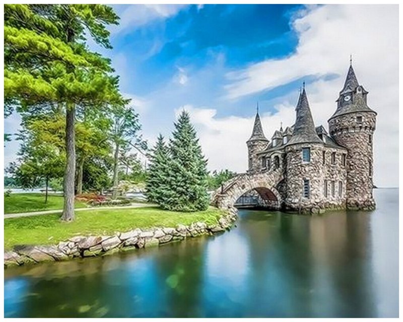 Замок Болдта (Boldt Castle) // тысяча островов (Онтарио)