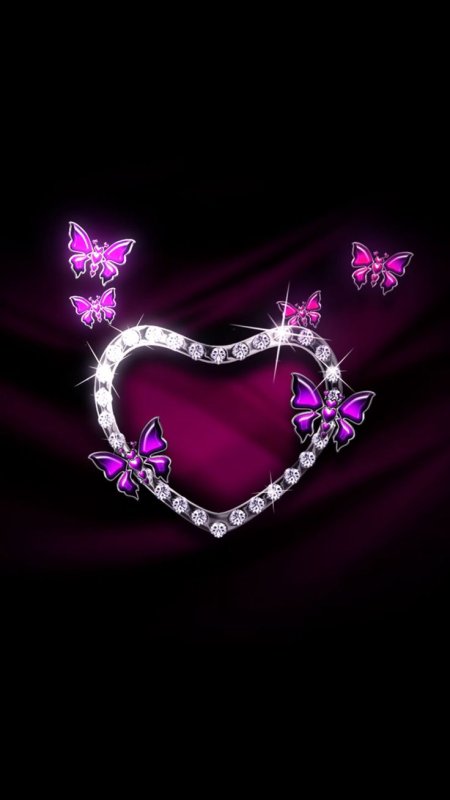 Гламурные сердечки