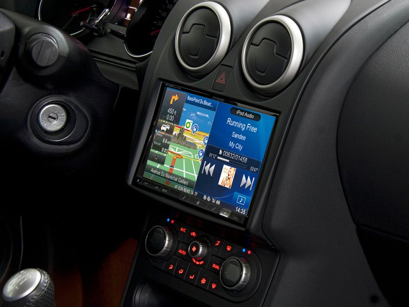 Магнитола 2 Дин на Кашкай j10