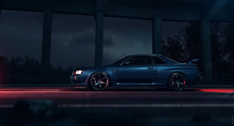 Nissan Skyline GTR r34 4k