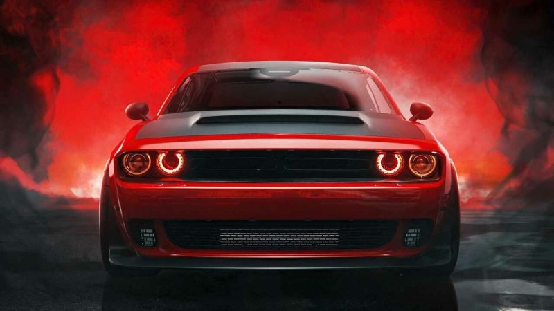 Dodge Challenger Hellcat 4k