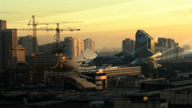 Стройка в городе