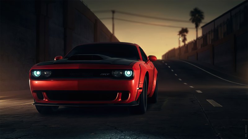 Dodge Challenger 4k