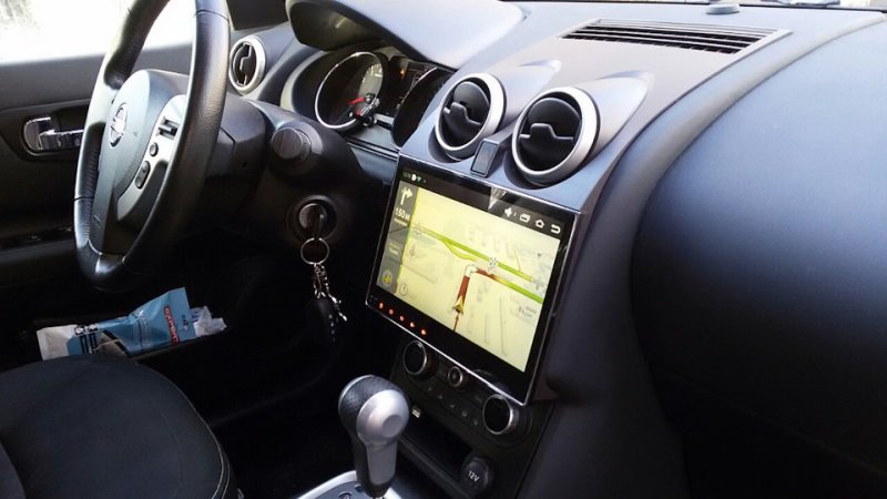 2 Din магнитола в Ниссан Кашкай j10