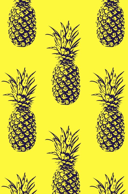 Фон на телефон ананасы