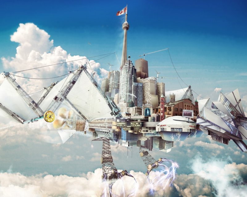 Фантастический коллаж