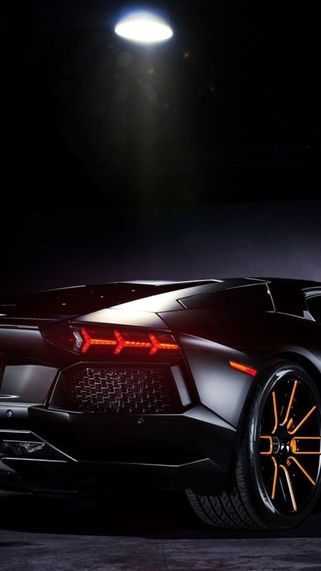 Lamborghini Aventador 4k неон