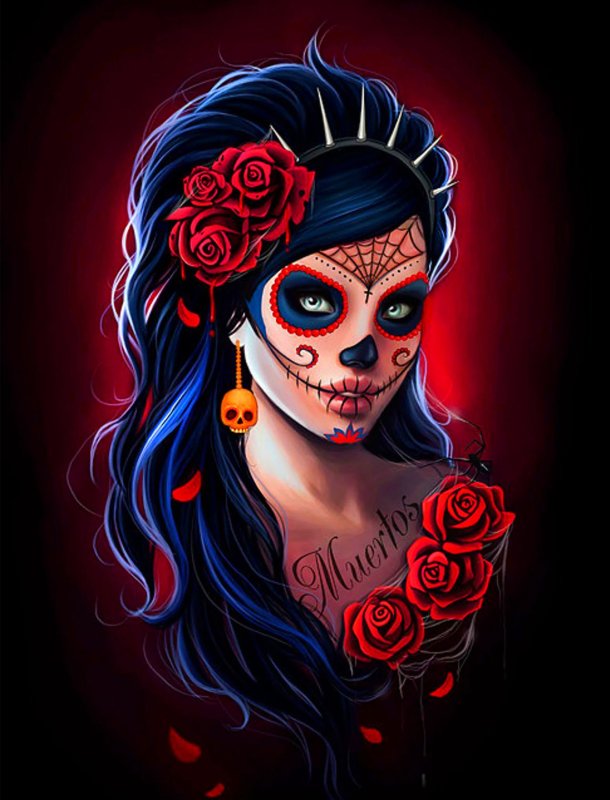 Мексиканская богиня Санта Муэрте