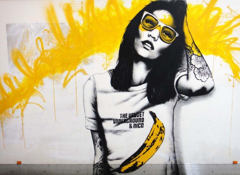 Портрет в стиле "граффити"