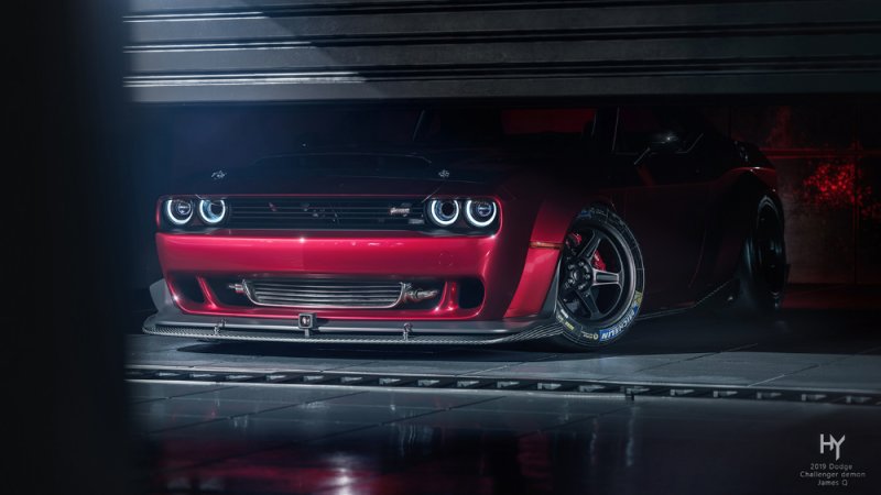 Dodge Challenger Hellcat 4k