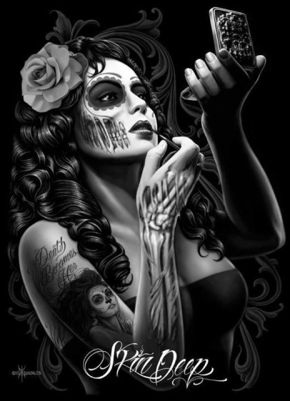 Катрина Калавера и Санта Муэрте