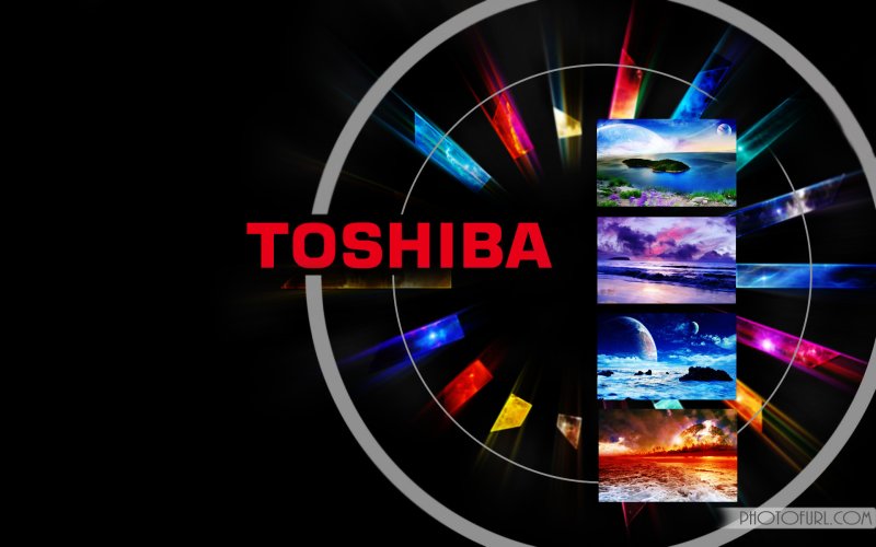 Обои на рабочий стол Toshiba