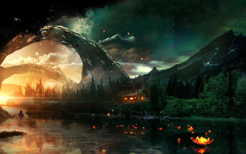 Фантастические пейзажи