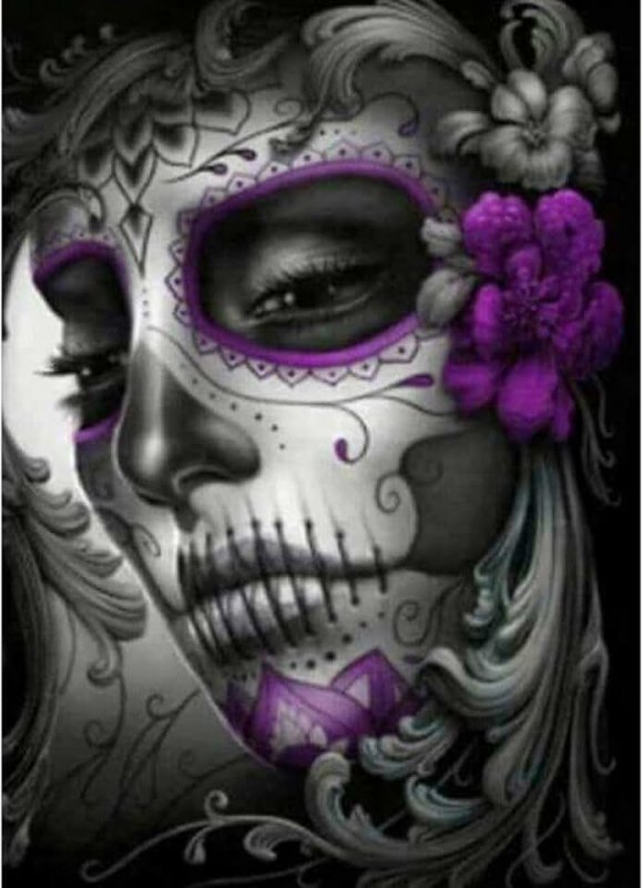 Санта Муэрте череп