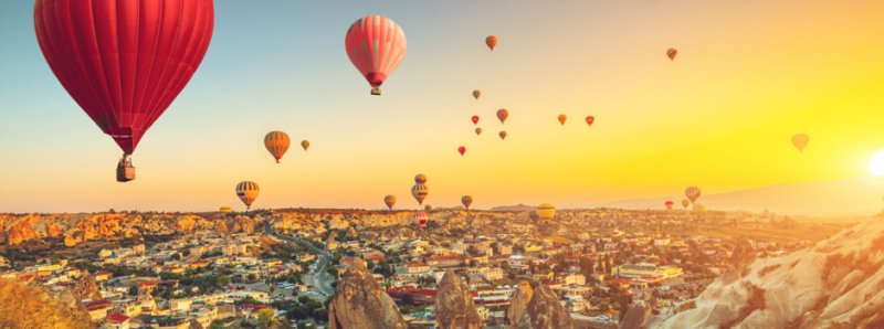 Каппадокия Турция закат