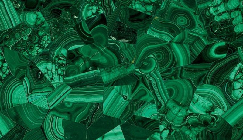 Радиально Лучистый малахит