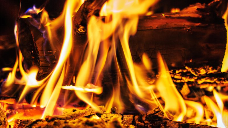 Живой камин на рабочий стол