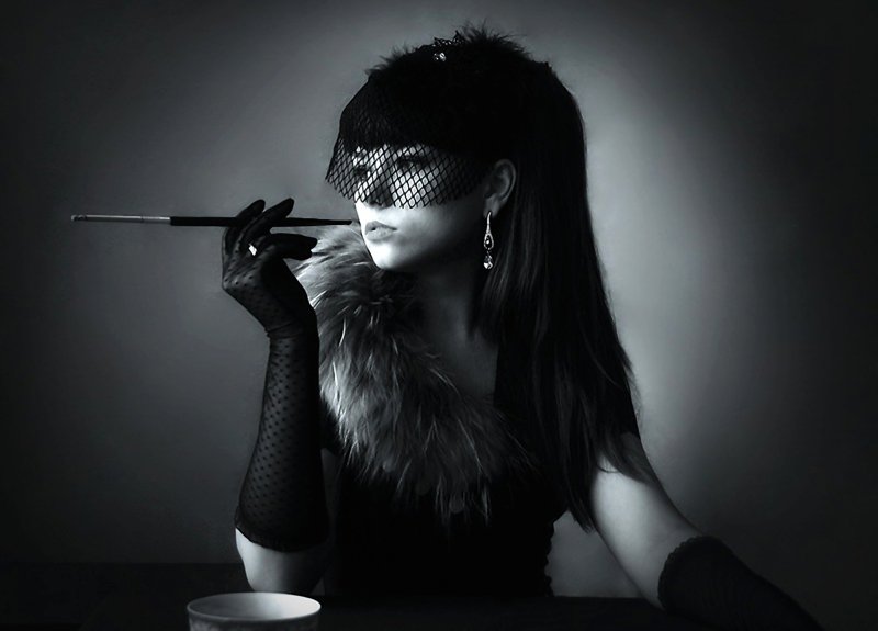 Пафосная девушка