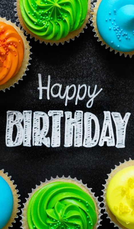 Обои на телефон с днем рождения