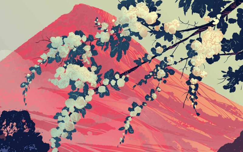 Японская живопись Минимализм