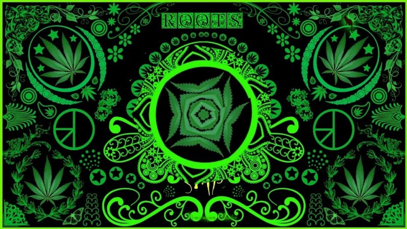 Конопля фон