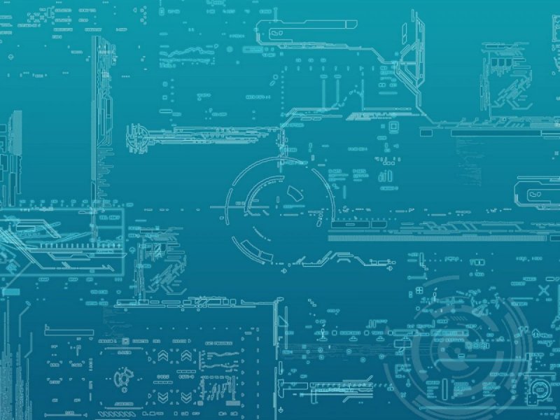 Чертеж на синем фоне