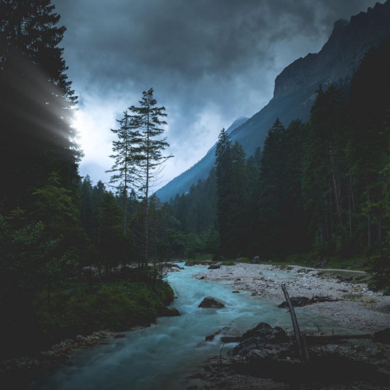 Темный пейзаж