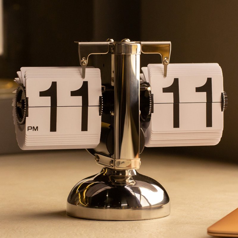 Перекидные часы бумажные