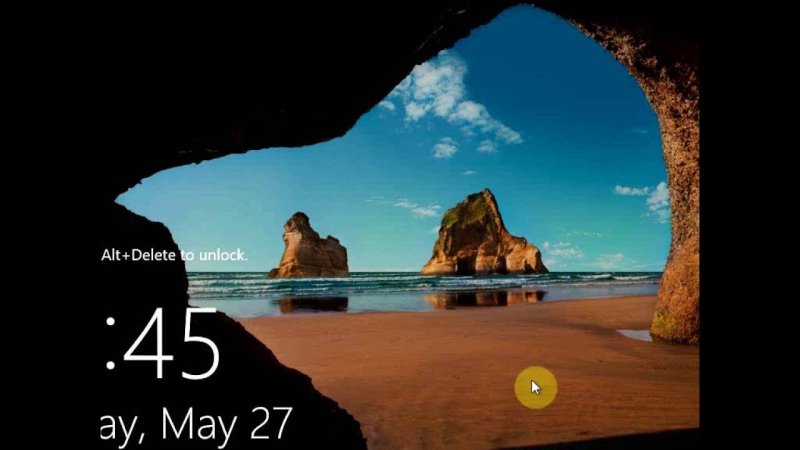 Экран блокировки виндовс