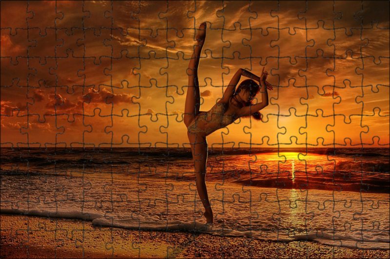 Йога на закате