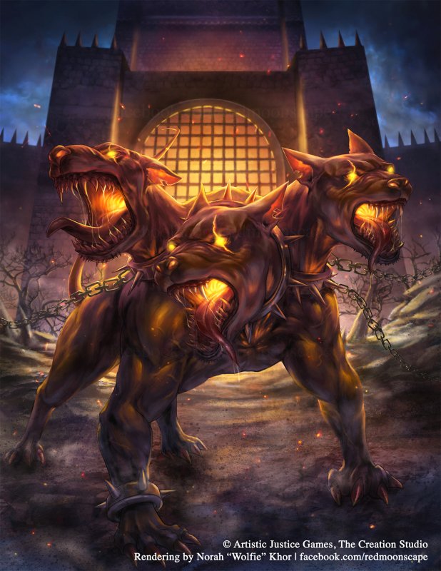 Адская гончая трехголовая варкрафт