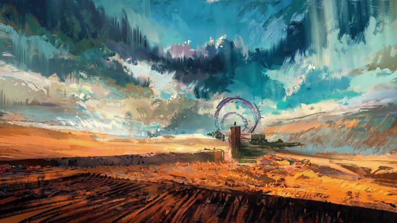 Пустыня Геншин арт